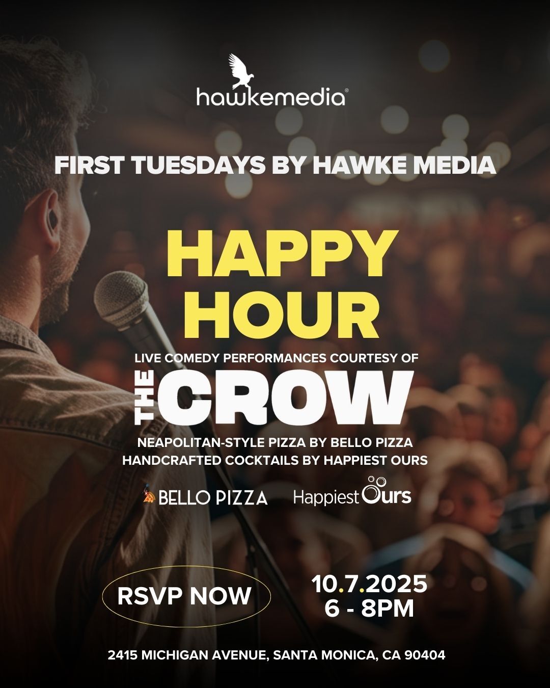 1st Post - v1 - October Happy Hour - First Tuesdays at Hawke 1st Post - v1 - October Happy Hour - First Tuesdays at Hawke